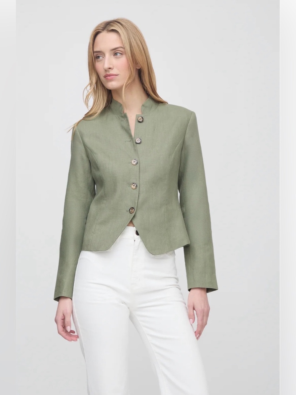 Hill House Home Valerie Jacket Olive Green XXS